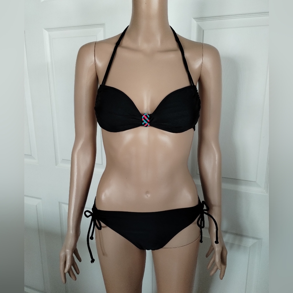 Roxy Black Bikini Set Medium